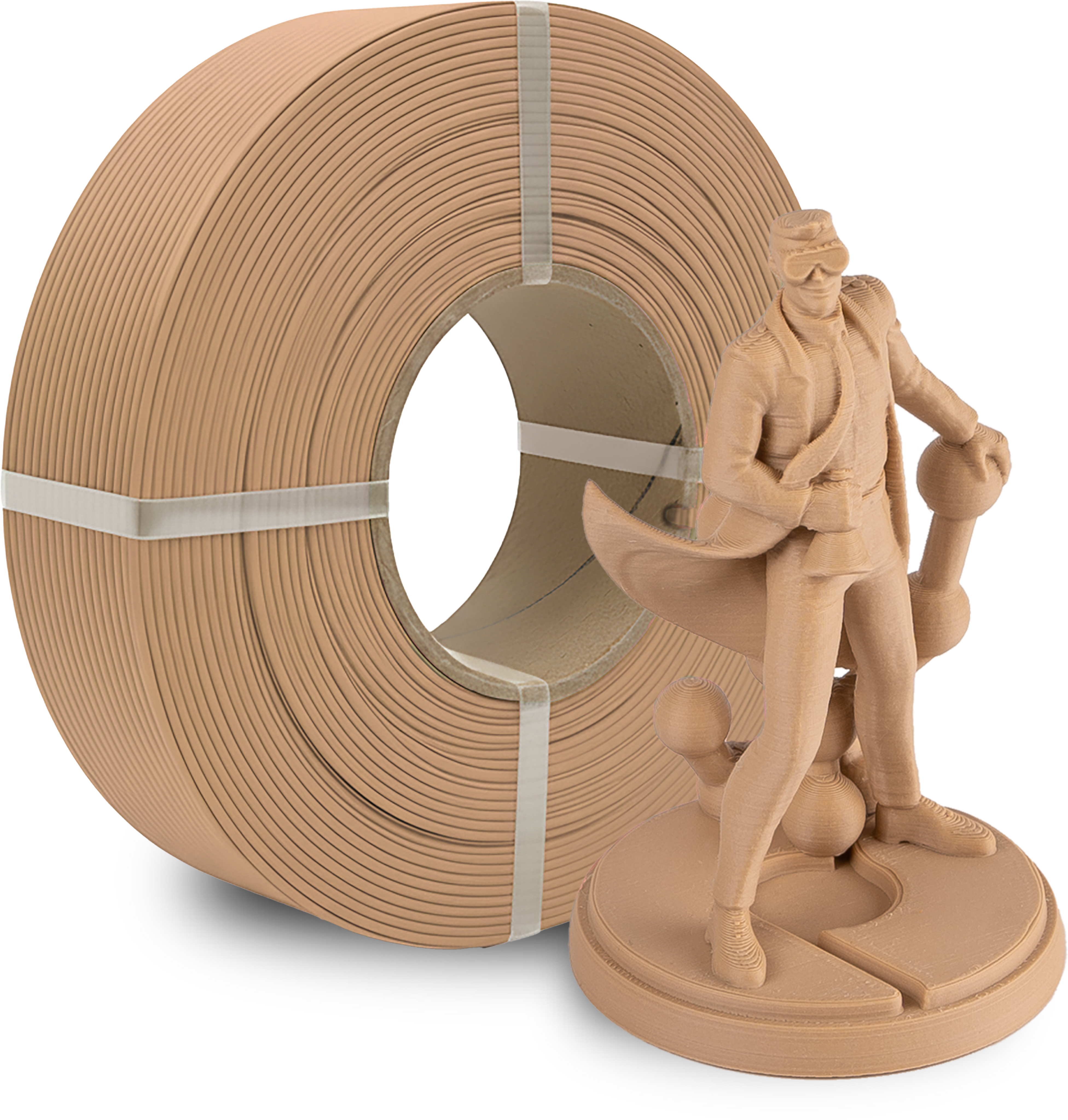 Polymaker  Panchroma™ PLA Refill Matte Wood Brown, 1,75 mm / 1000 g    Matte Eleganz in Wood Brown