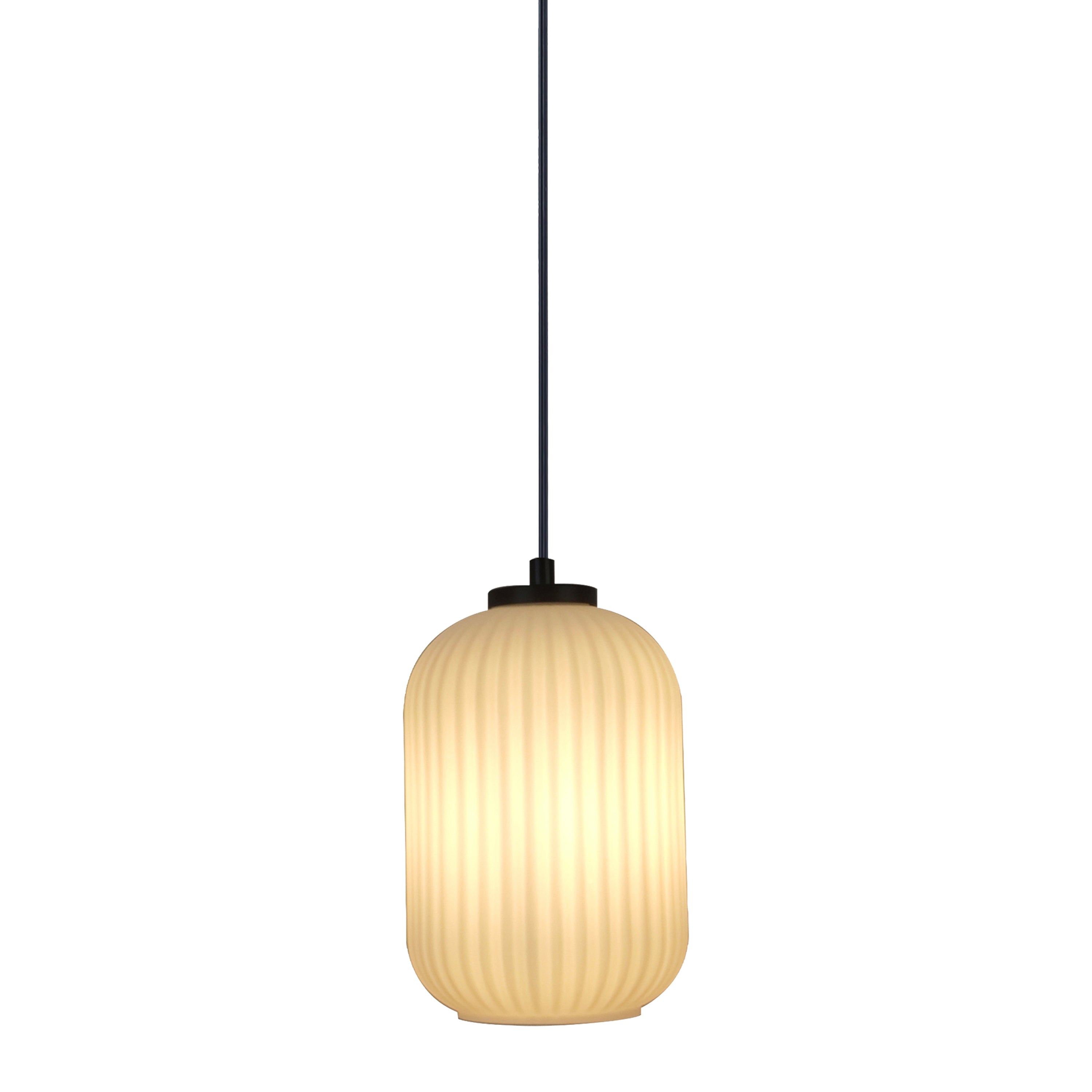 by fonQ Ribba Hanglamp - Opaalglas