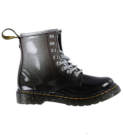 Dr. Martens Støvler - 1460 Glitter J - Sølver/Sort