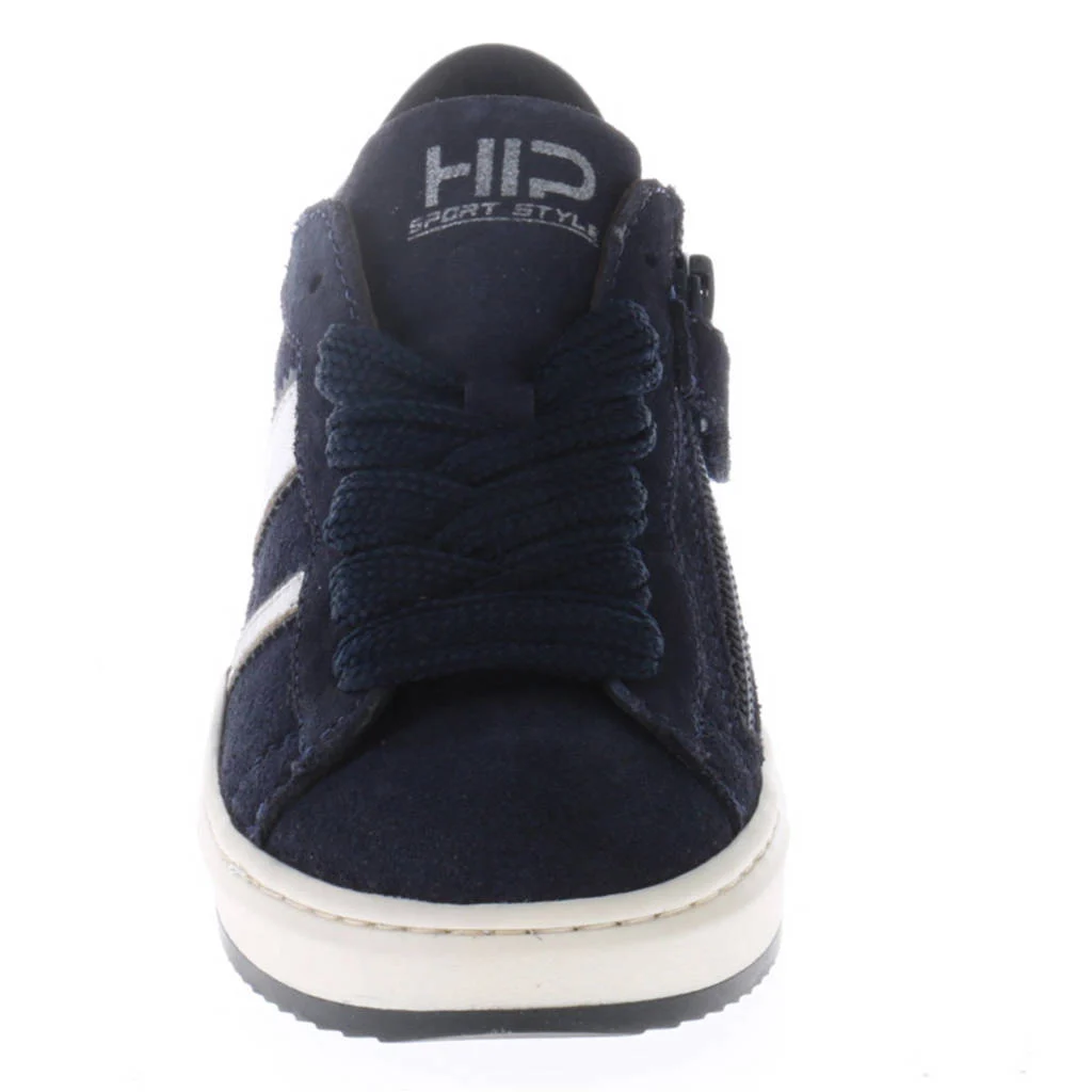 Hip suède sneakers donkerblauw