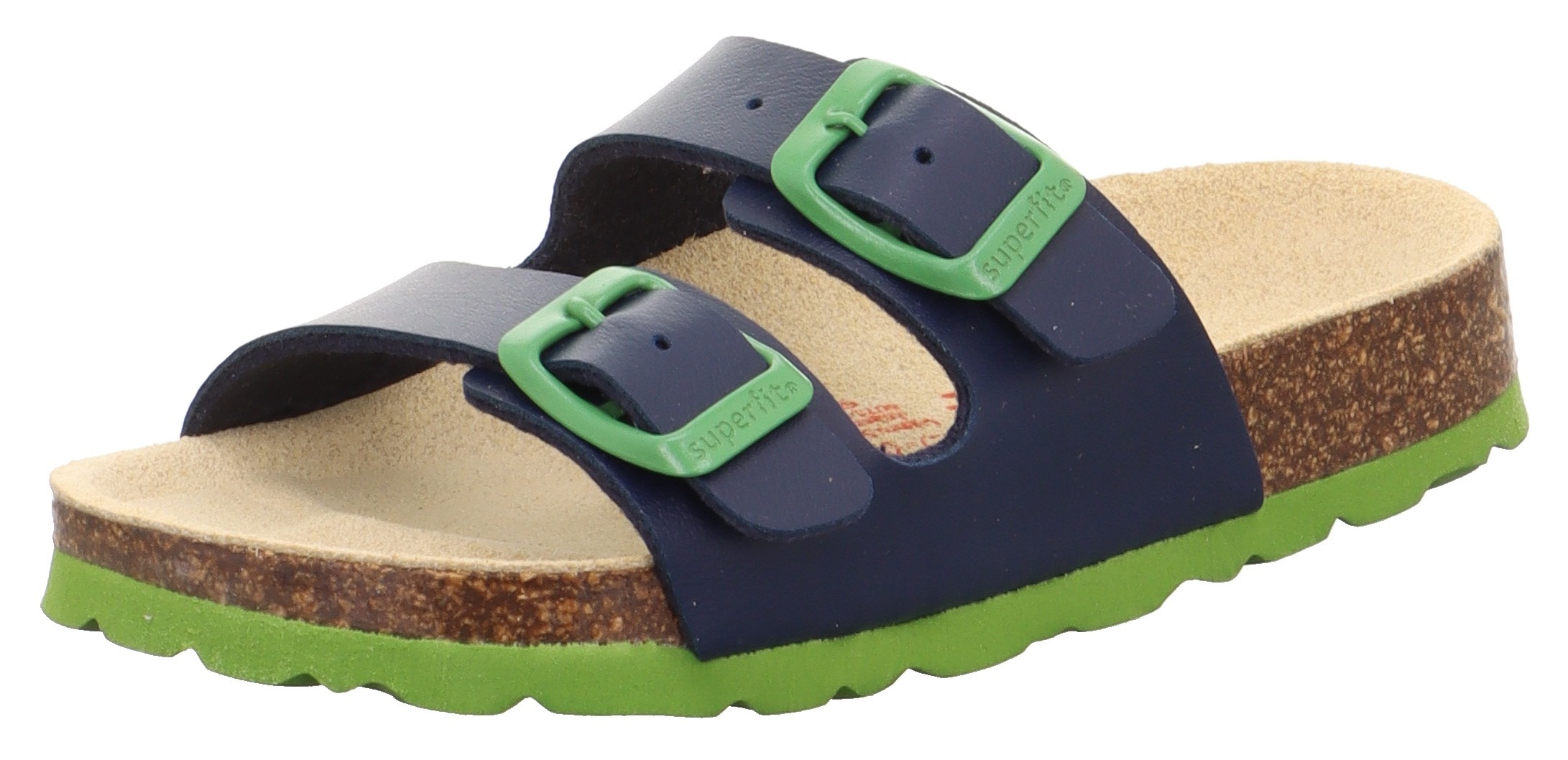 Superfit Pantolette »Hausschuh WMS: Mittel«  Schlappen, Hausschuh mit Schnallen, Grössenschablone zum Download