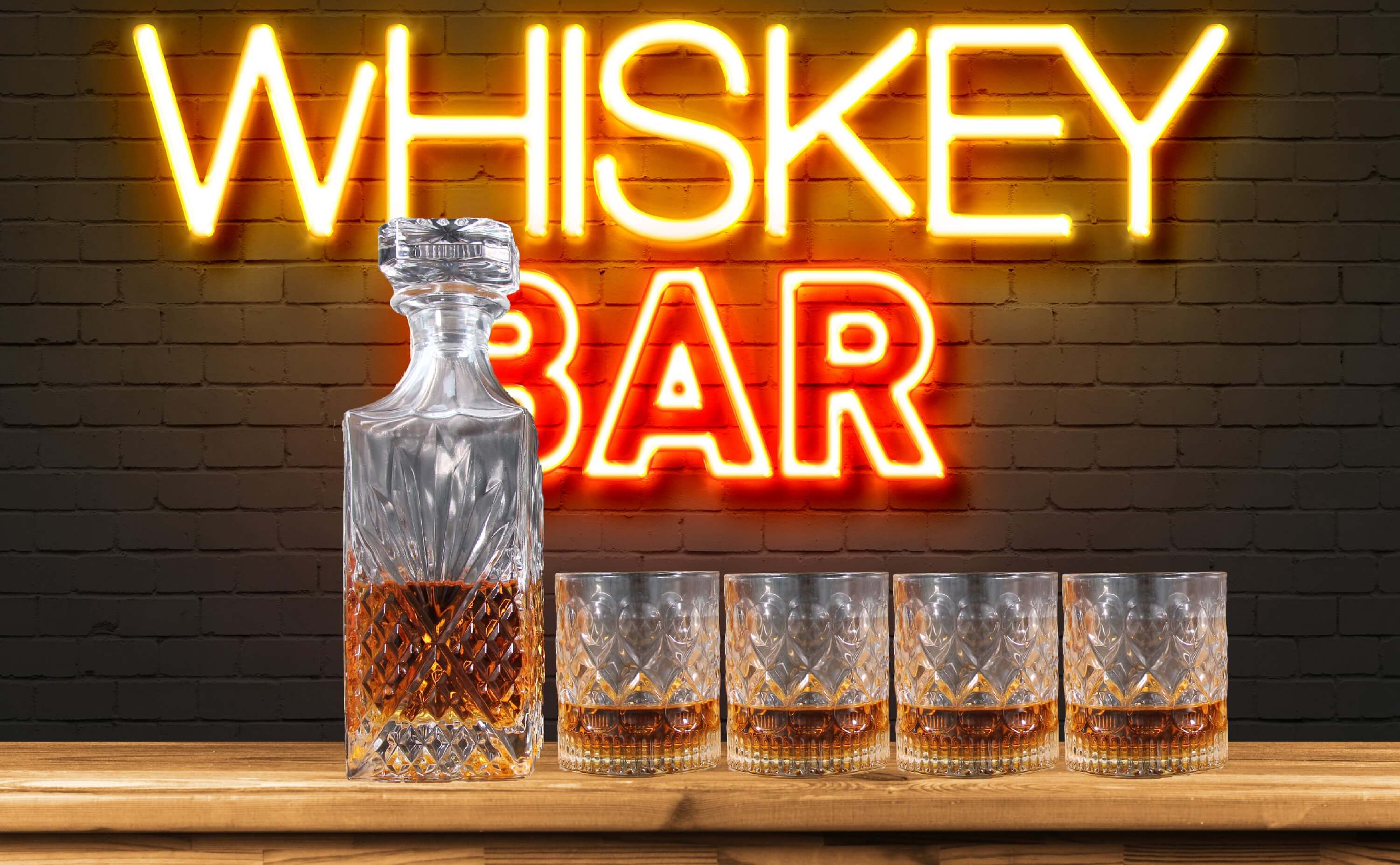Echos 7-Teiliges Whiskeyset Whiskygläser Whisky Geschenkset