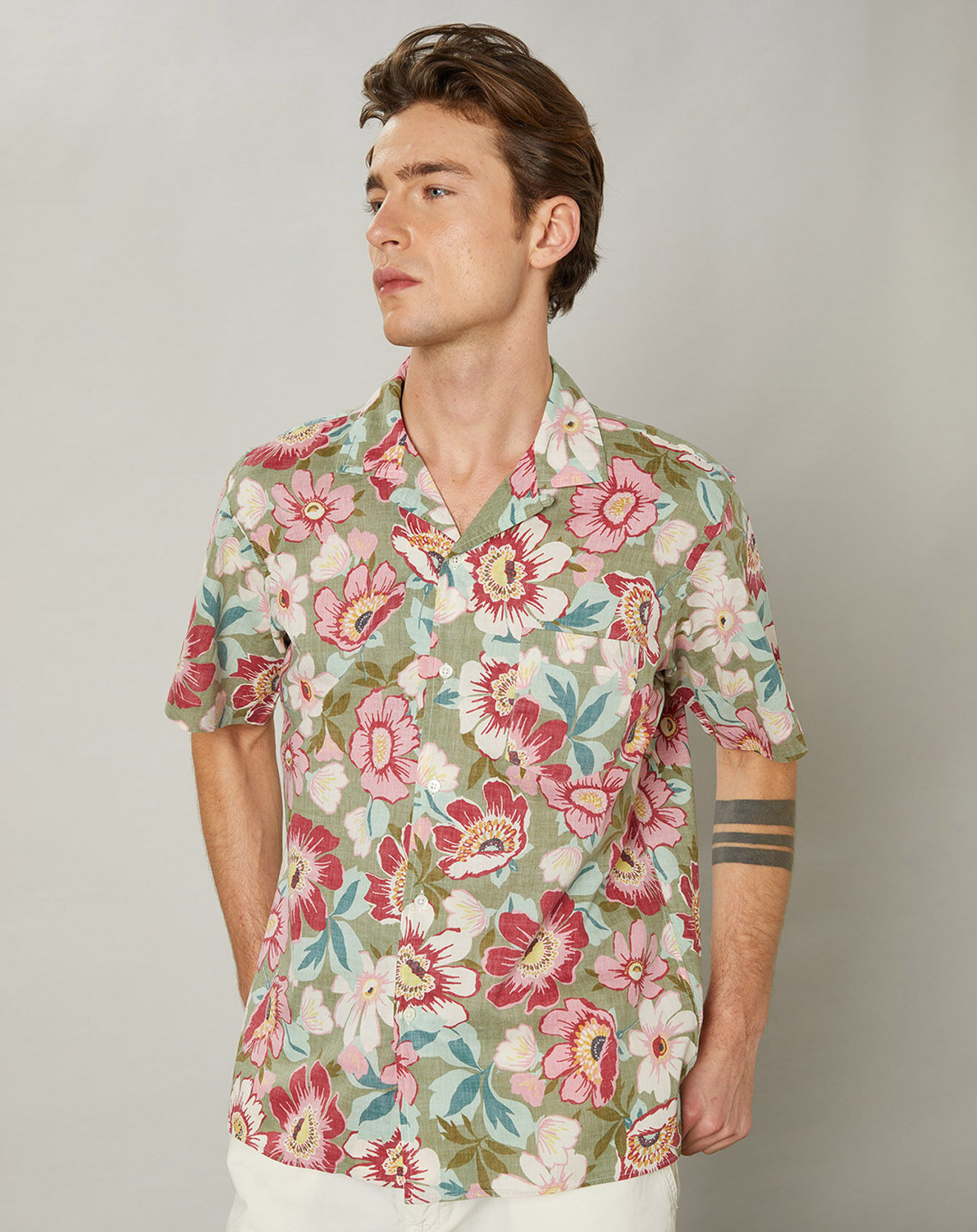 Hartford Chemise regular Palm army