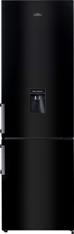 Everglades - Evud4049 - Koel-vriescombinatie - Zwart - Inhoud 268 L