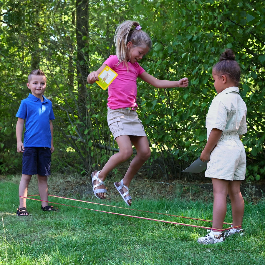 SES Creative® Jump! Animals - Gummitwist-Spiele