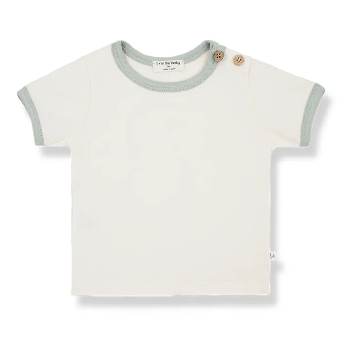 1+ in the family T-Shirt Manches Courtes Mou | Vert pâle