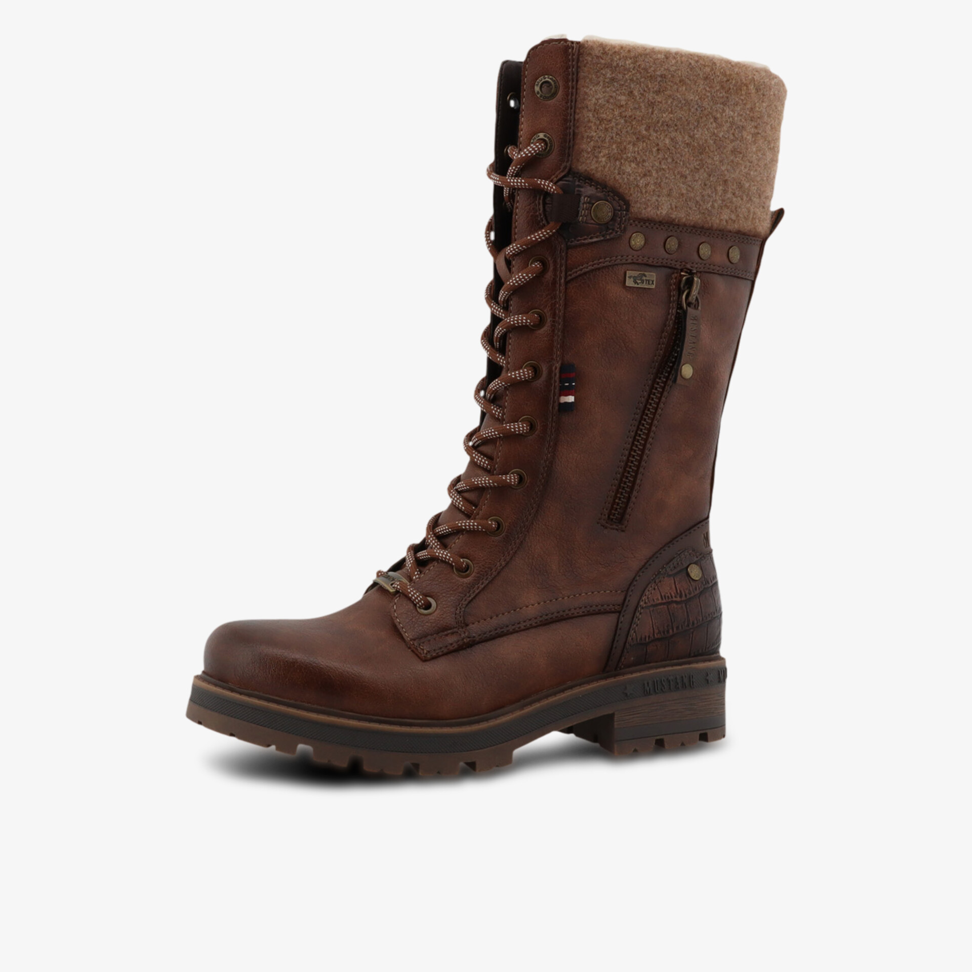 MUSTANG Damen Winterstiefel braun