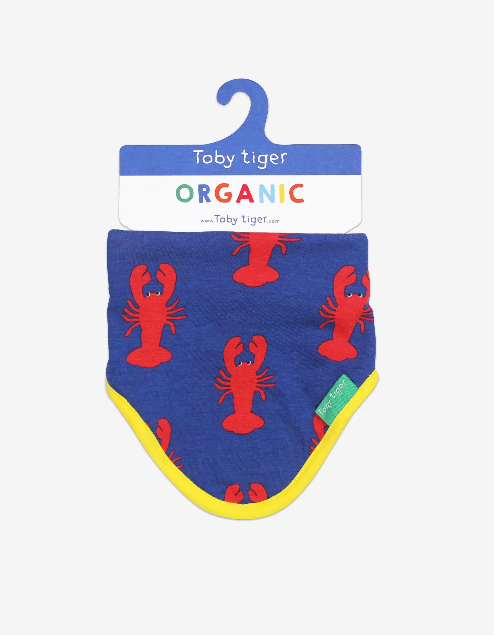 Toby Tiger Baby-Tuch mit Hummer-Motiv