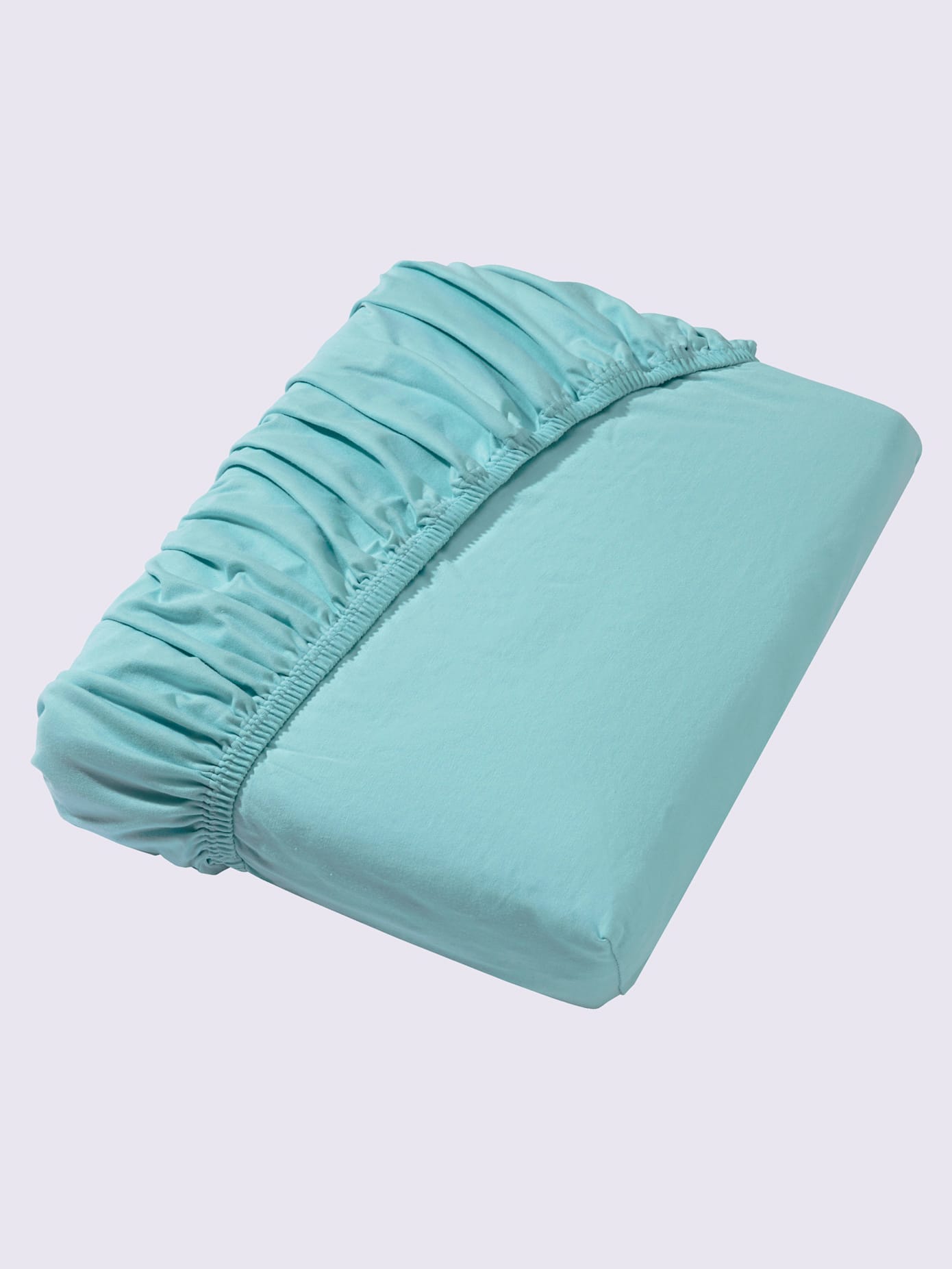 Drap-housse jersey fin maco à repassage superflu