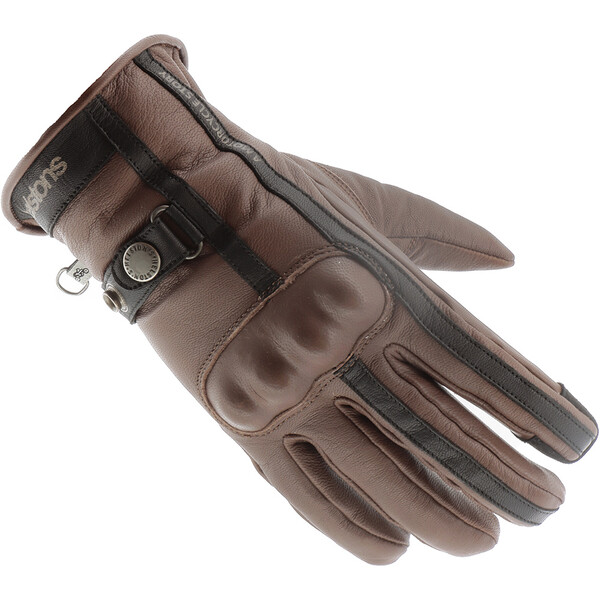 Helstons - Gants Burton Chocolat / Noir