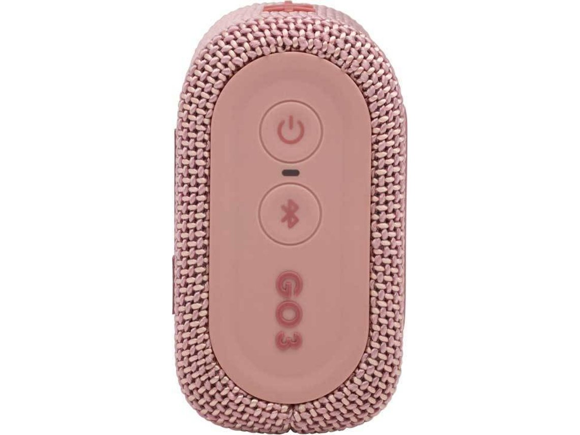 COLUNA PORTÁTIL JBL GO 3 PINK PINK