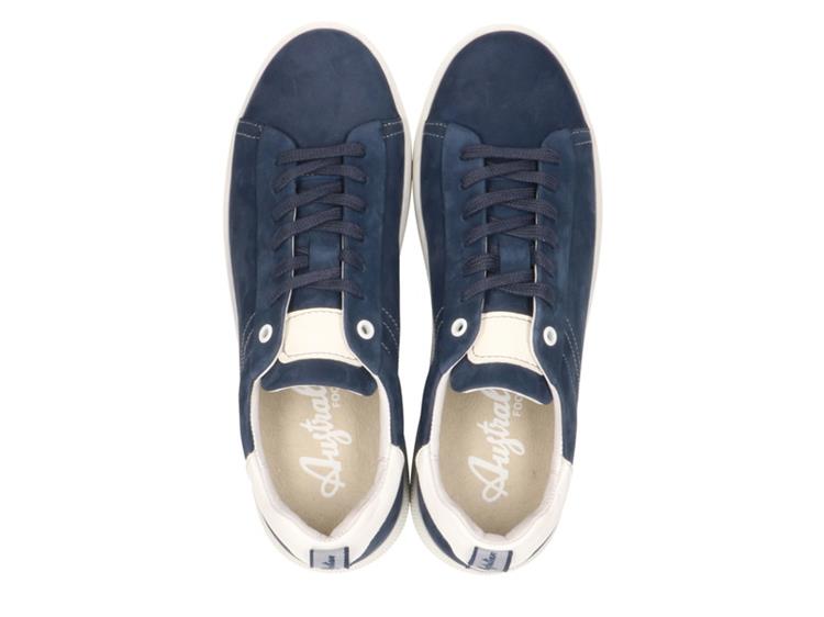 Australian Footwear Gianlucca Leather Ocean Blue-White S19