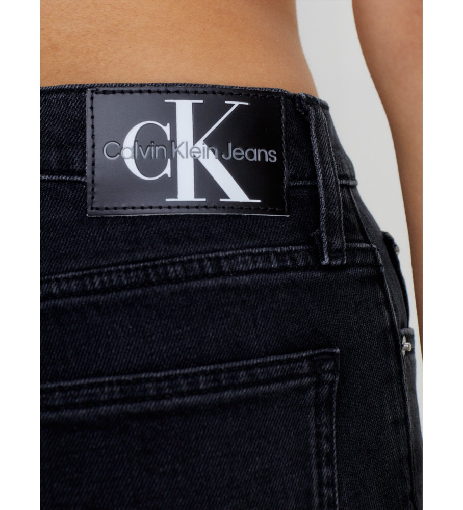 Calça jeans preta Calvin Klein Jeans Mom
