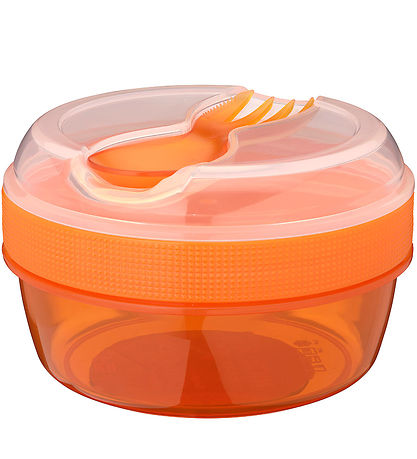 Carl Oscar Snackbox m. Kühlelement - N'Ice Cup - 7 cm - Orange