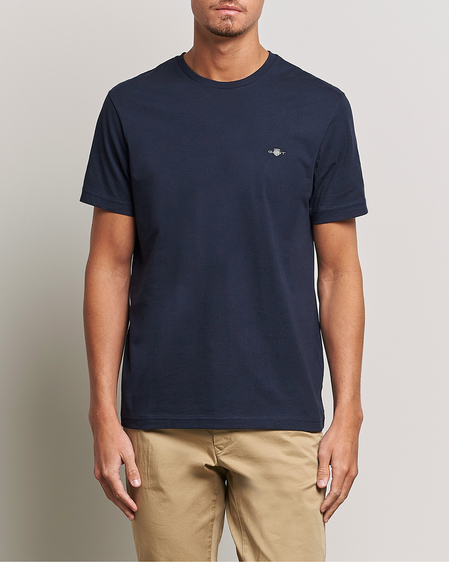 GANT The Original Solid T-Shirt Evening Blue