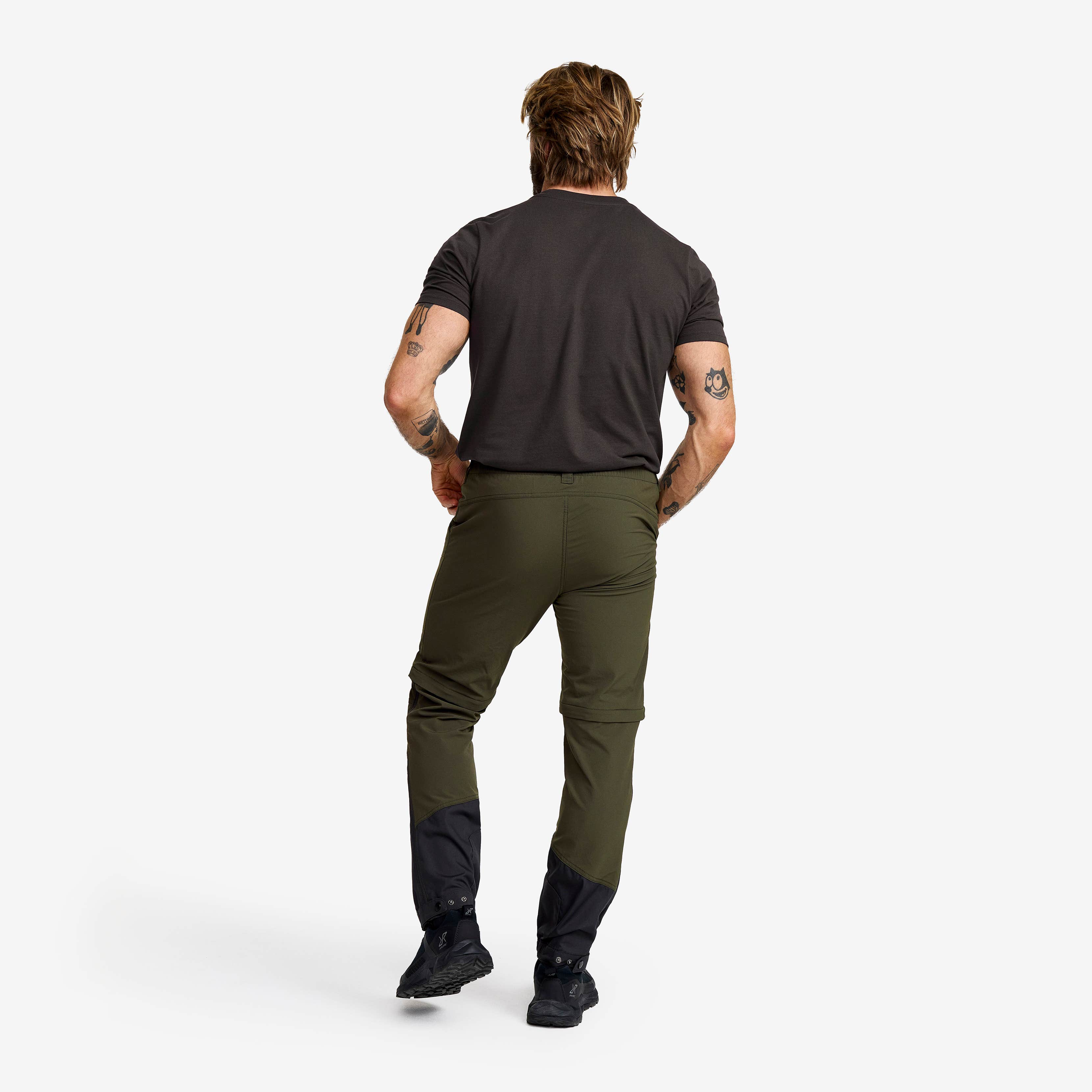 Range Pro Stretch Zip-off Pants Herre Forest Night/Anthracite