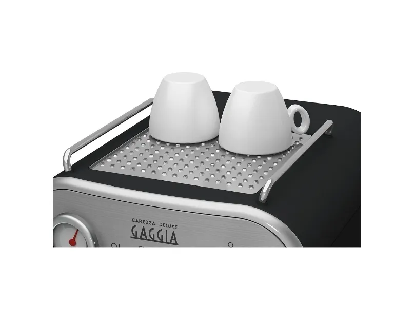 [OUTLET] - Gaggia Carezza Deluxe RI8525 - Kaffemaskine med capuccinatore - 15 bar - blæksort