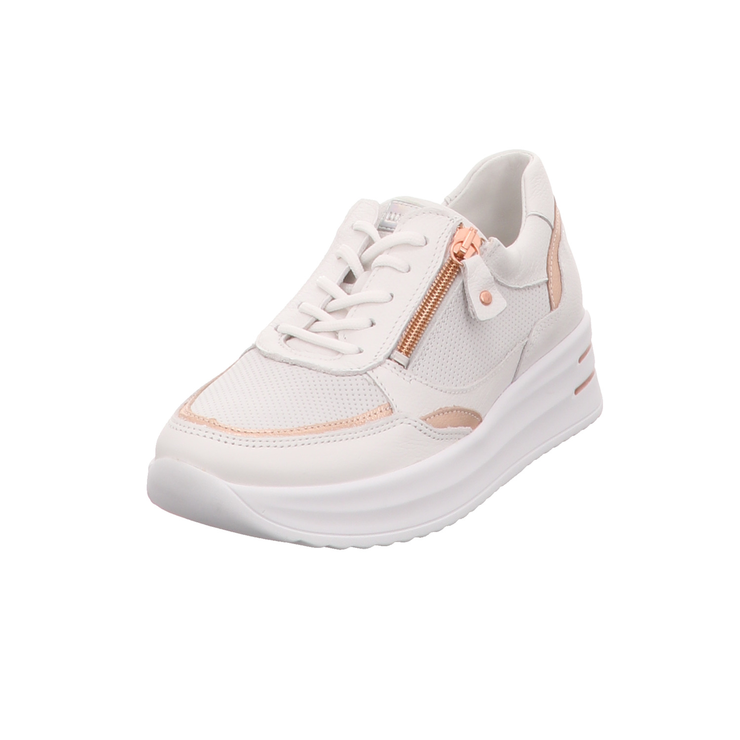Waldläufer Sneaker weiss/weiss kombi