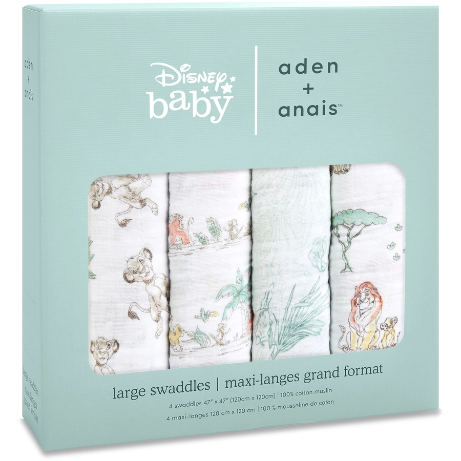 aden + anais™ Pucktücher The Lion King 4er-Pack