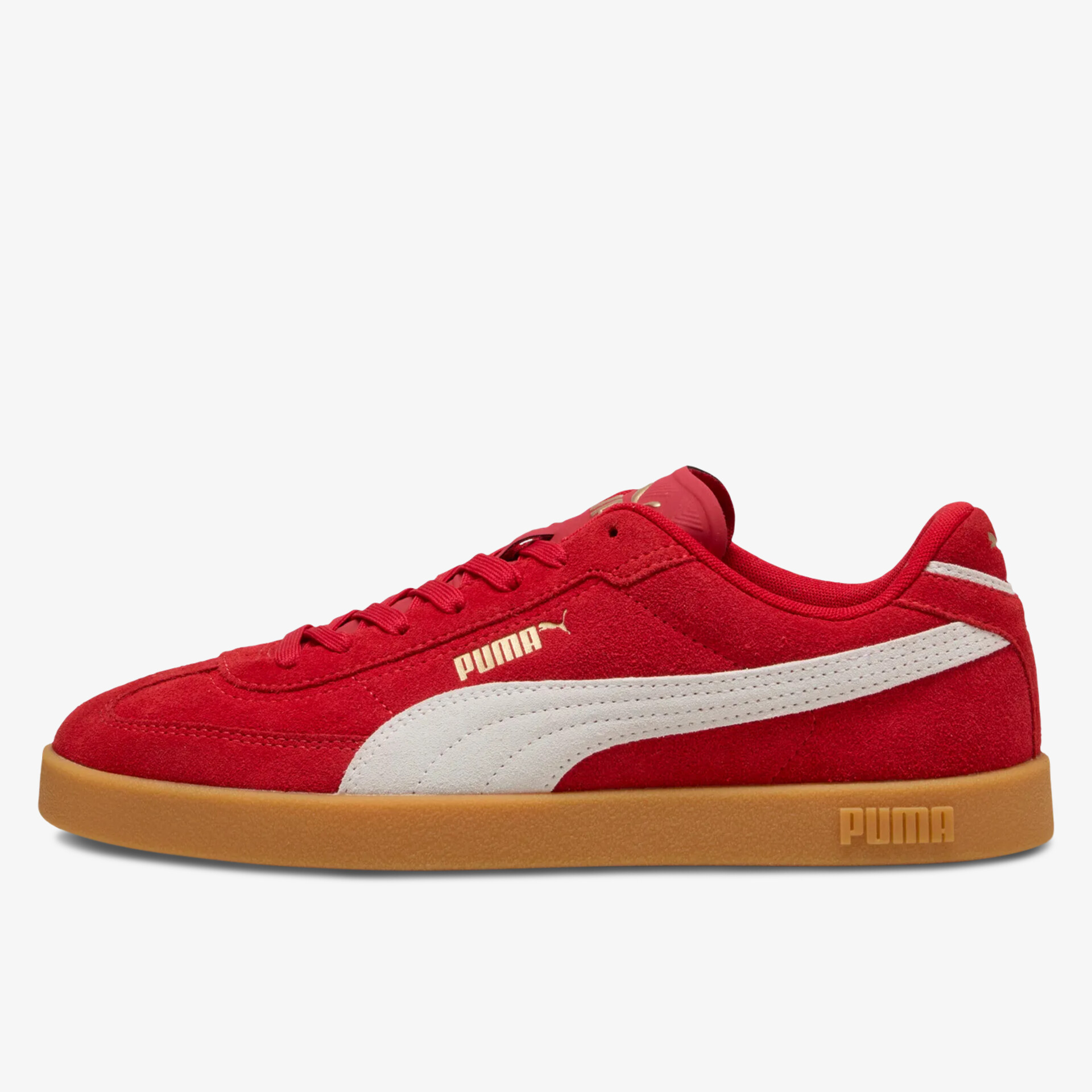 PUMA Club II Era Suede Herren Sneaker Low rot