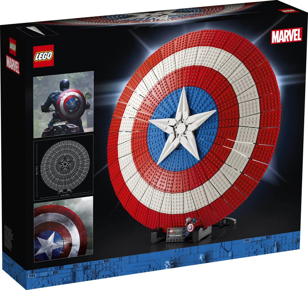 LEGO®MARVEL SUPER HEROES™ 76262 - LE BOUCLIER DE CAPTAIN AMERICA