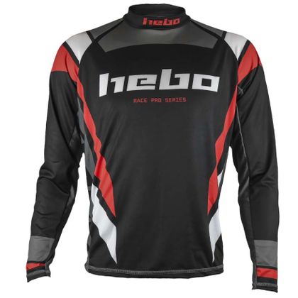 Maillot trial Hebo RACE PRO 3 GREY 2023 - Noir