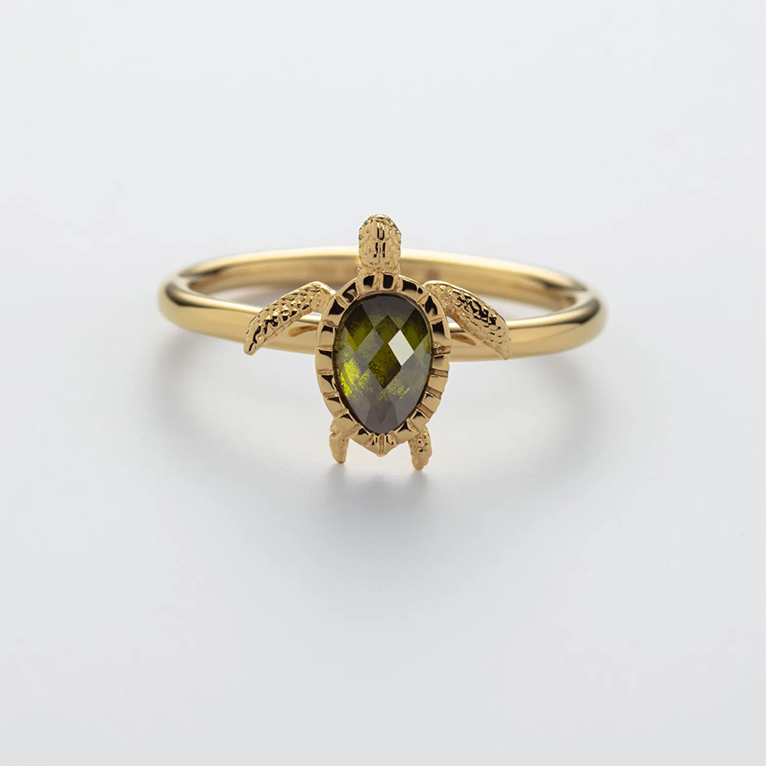 Paul Hewitt Turtle Ring 18 kt. Forgyldt Rustfrit Stål PH-JE-0267