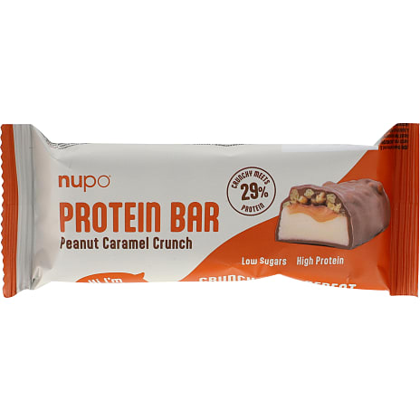 Proteinbar m. peanutbutter og karamelsmag