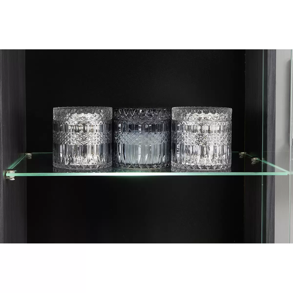 Wohnwand Concerto weiss,schwarz