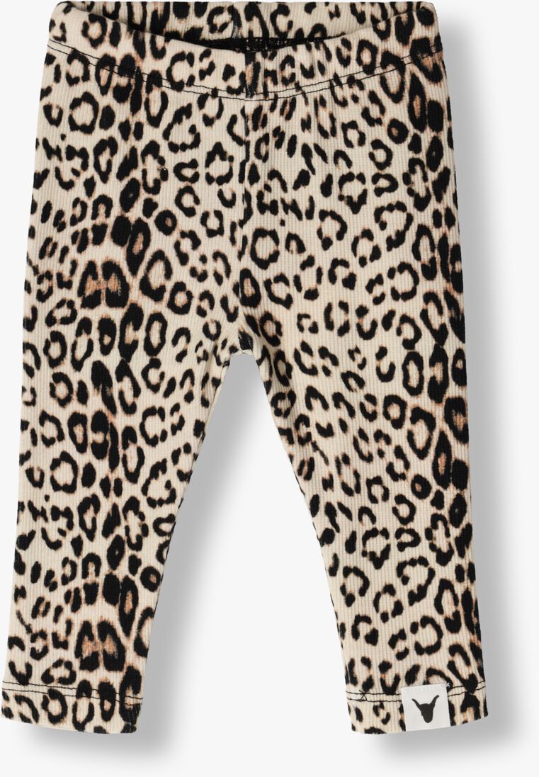 ALIX MINI bruine alix mini legging knitted leopard legging