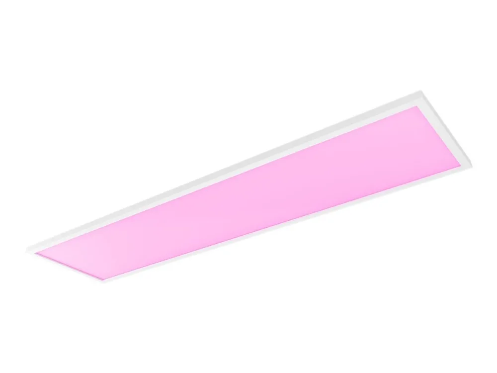 Philips Hue White and Color Ambiance Surimu - Loftslyspanel - LED - 1200 x 300 mm - 60 W (tilsvarende 100 W) - 16 millioner farver/varmt til køligt hvidt lys - 2000-6500 K - rektangel - hvid