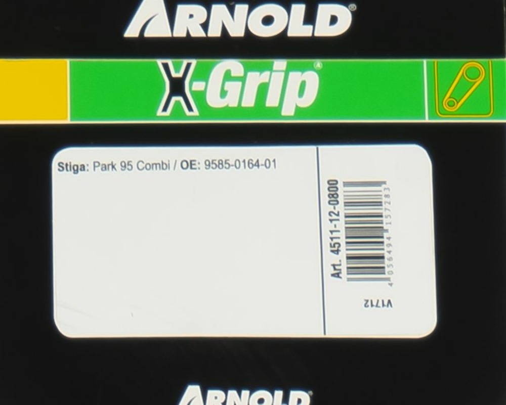 Courroie dentée trapézoïdale x-grip de type 120s8m800