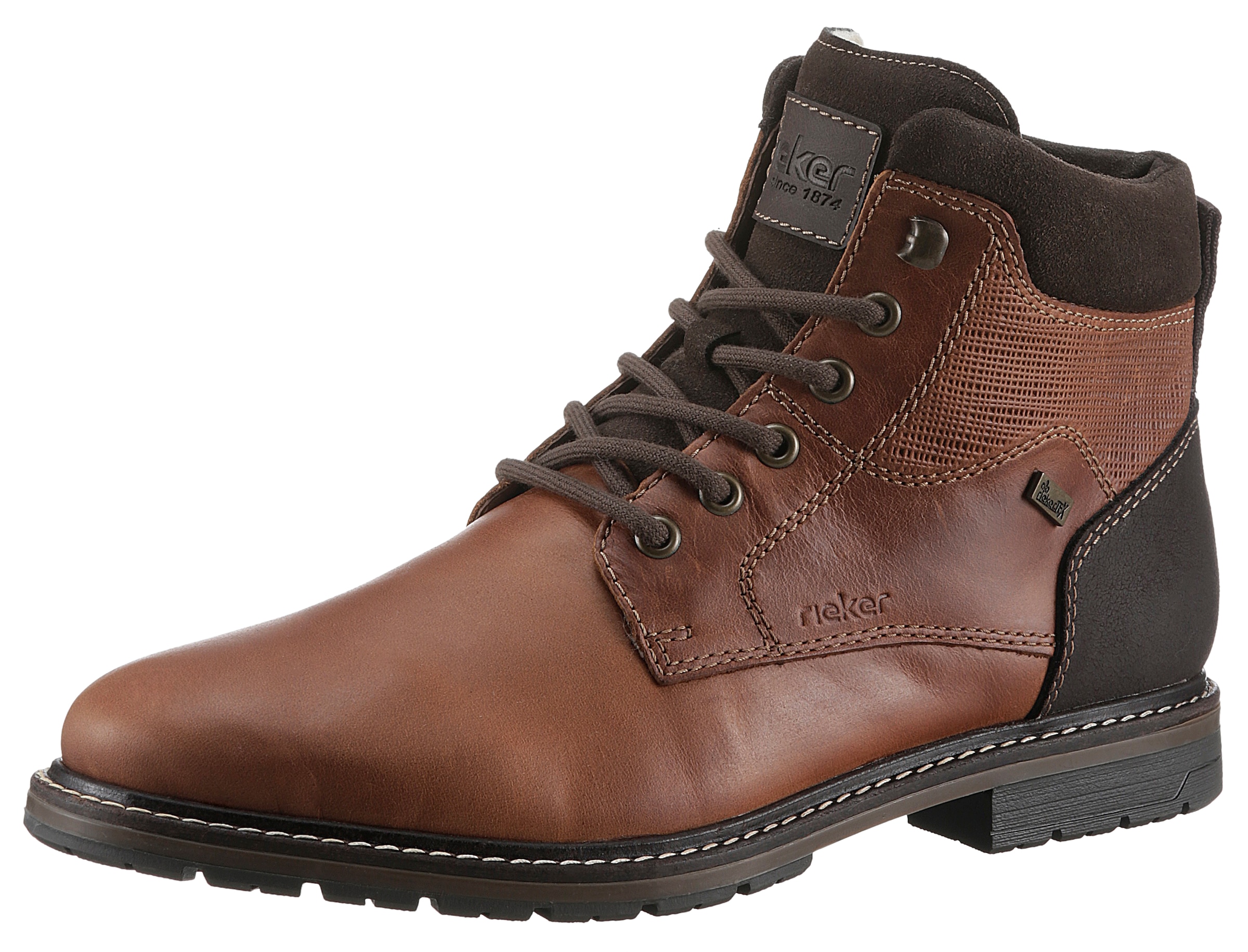 Rieker Winterstiefelette  , Schnürstiefel, Business Schuh mit wasserabweisender TEX-Membran