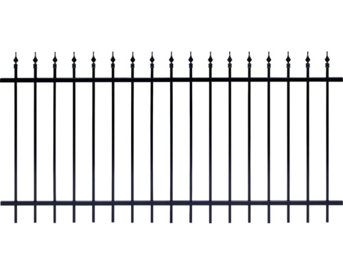 ALBERTS Chaussee schuttingpaneel 200 x 100 cm zwart