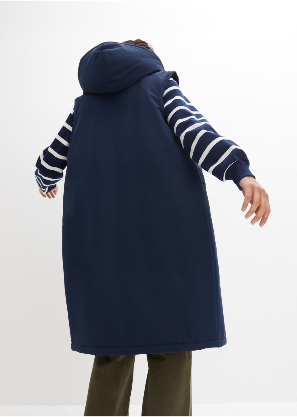Veste sans manches, doublée