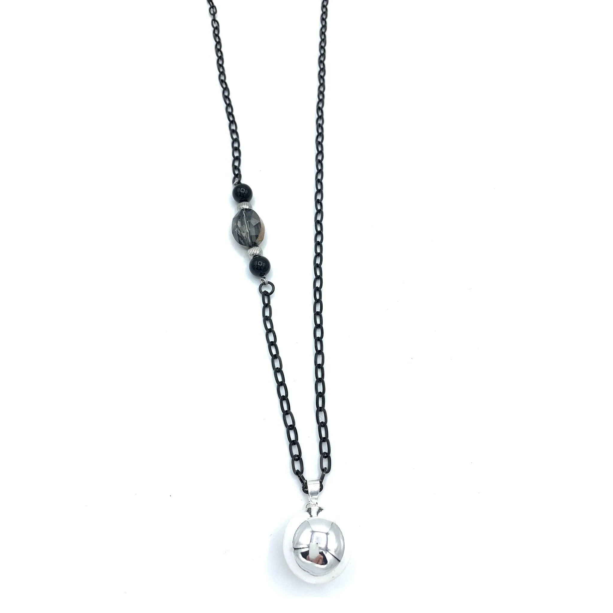 Bolangel - Le lit d'argent Bijou Bola de Grossesse - Noir Cristal