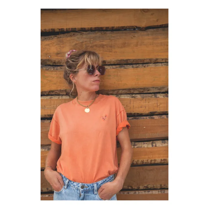 Marlot Paris T-Shirt Coton Bio Jil - Collection Femme | Orange