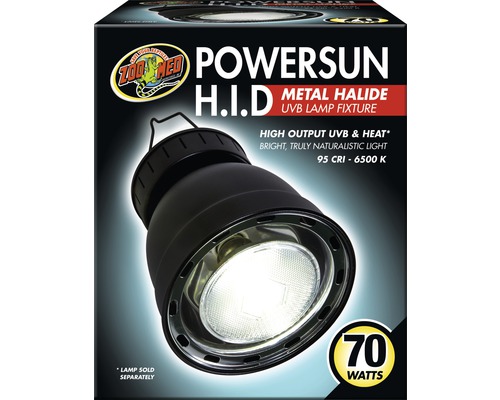 Lamphouder Zoo Med Powersun HID UVB-lamparmatuur 70 W