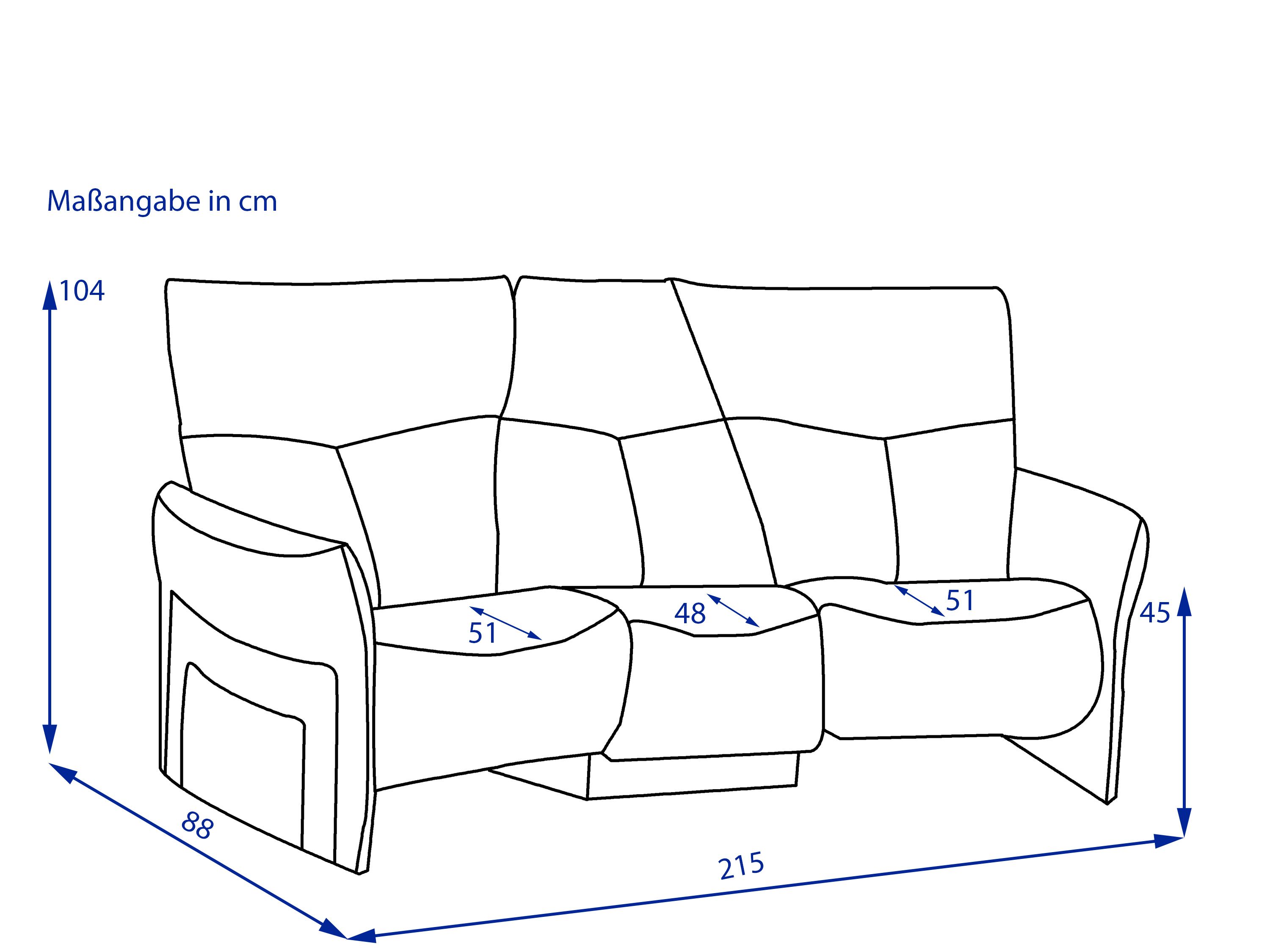 Trapezsofa MONDO VARIA