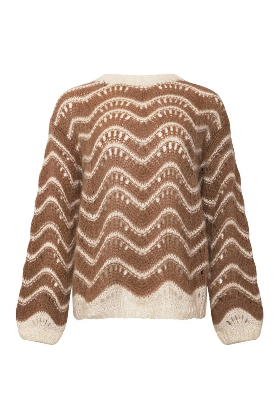 Noella Panama Knit Jumper 1204 soli brown