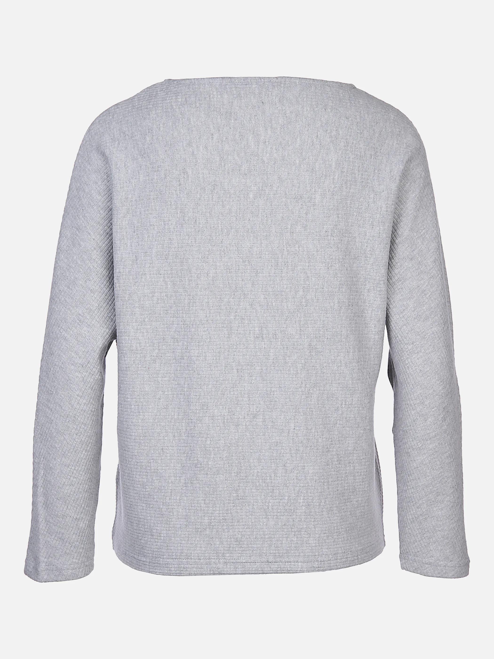 Damen Fledermausshirt in Rippoptik