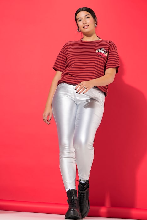Skinny Jeans, schmal geschnitten, 5-Pocket, beschichtet