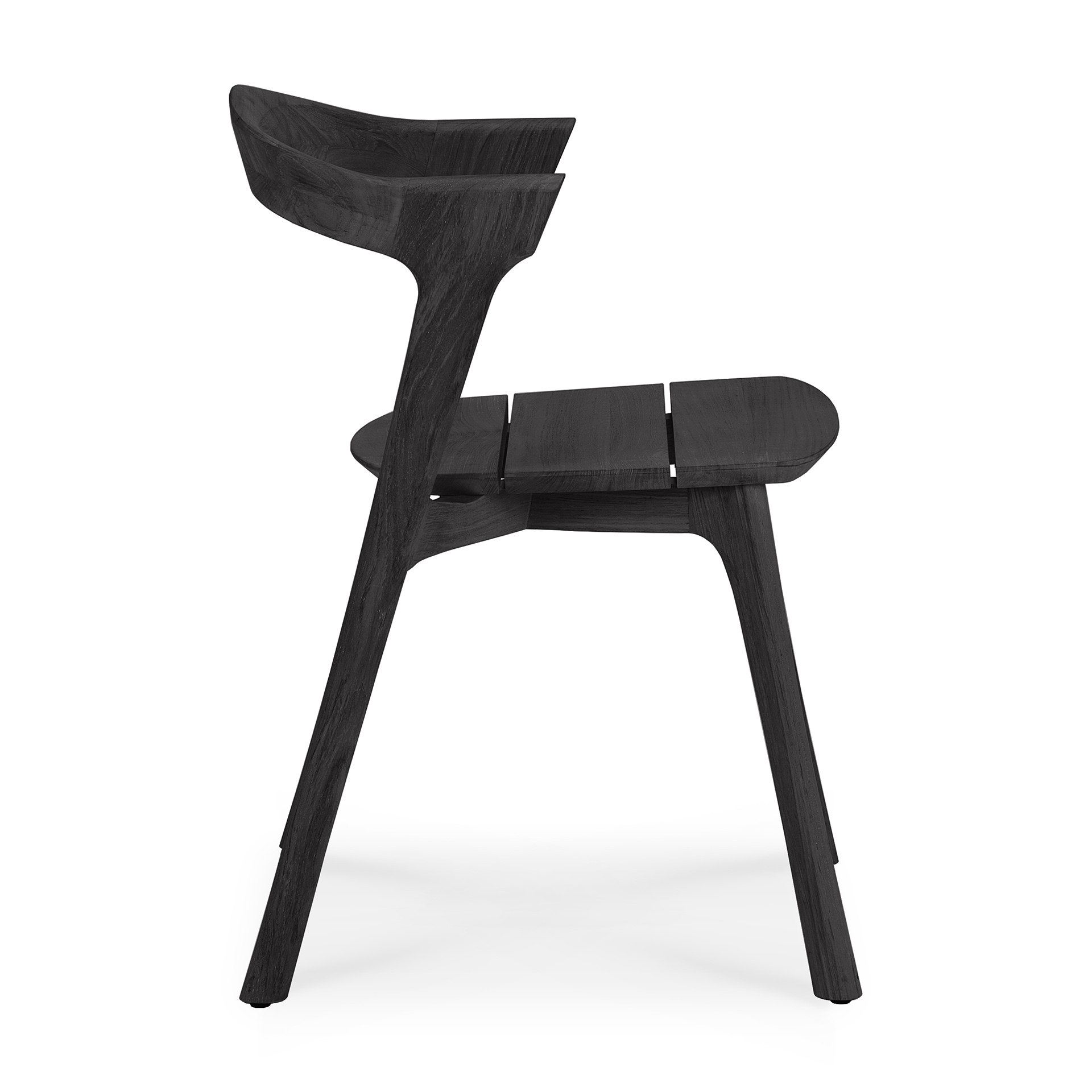 Teak Bok tuinstoel - zwart