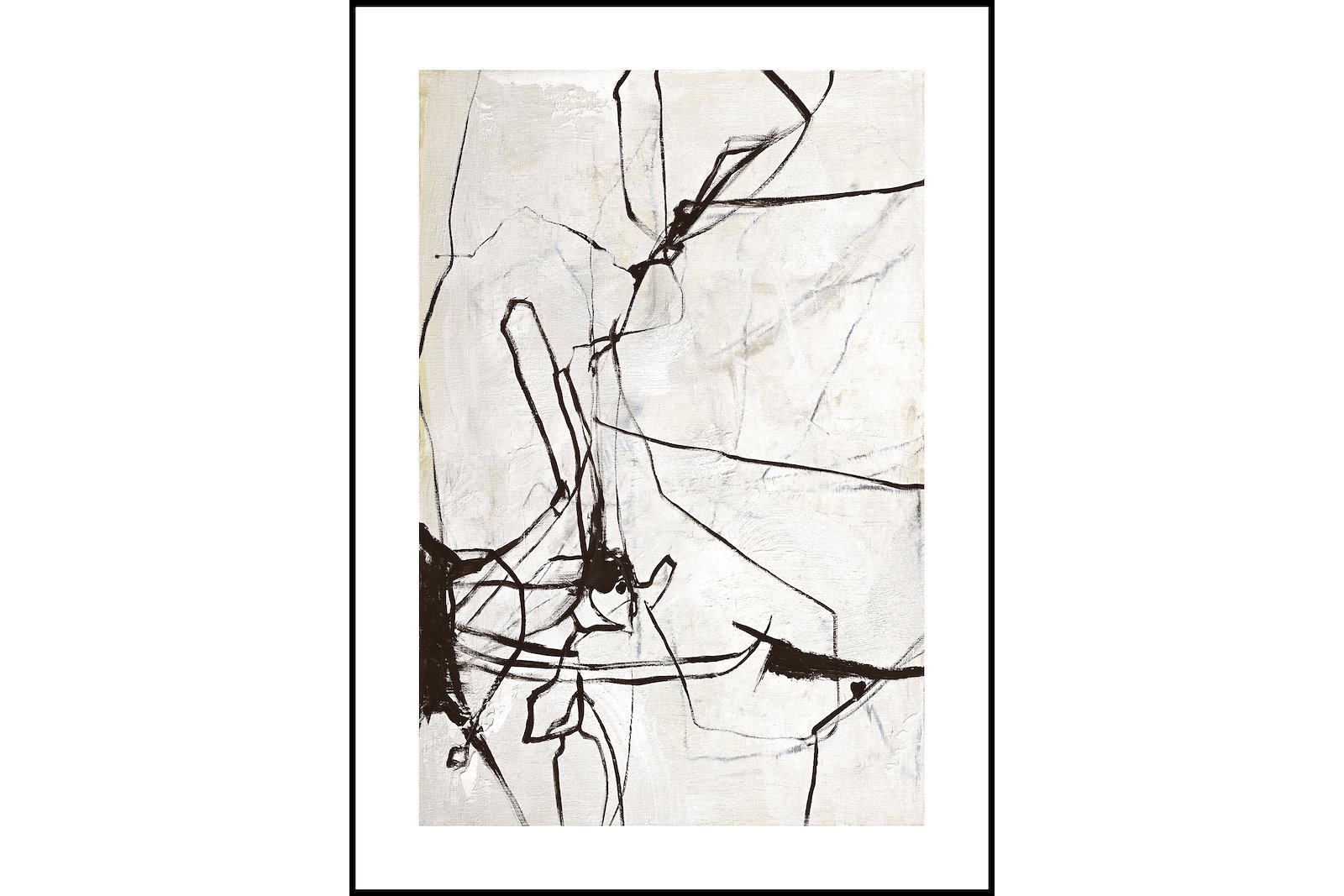 Creation bilde Kunstprint 100x140 cm, med sort ramme