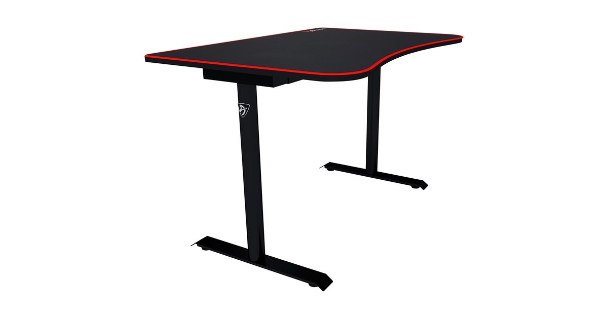 ArozziArena Fratello Gaming Desk - Black  (Zwart/rood)
