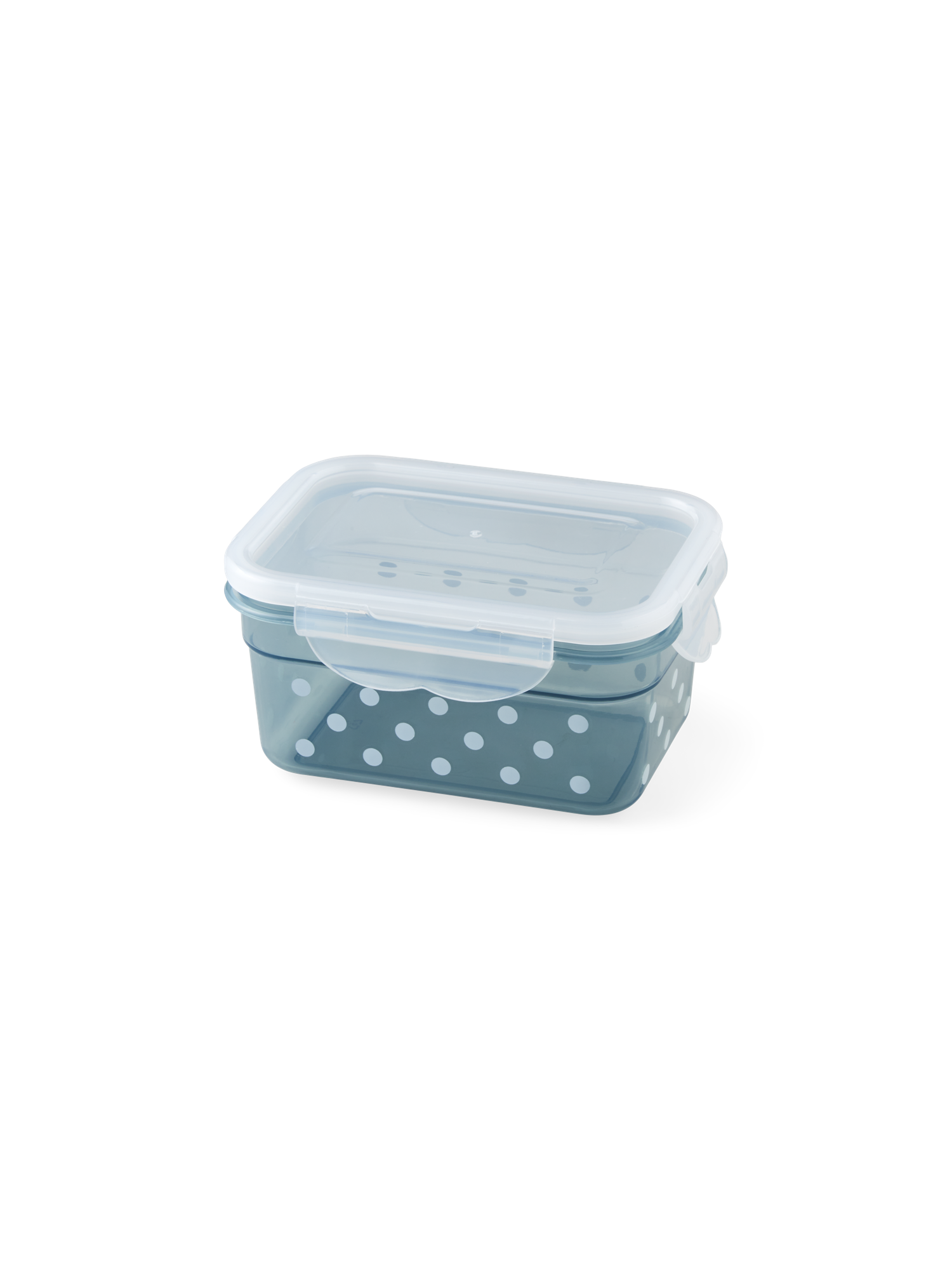 Madkasse | Polypropylen/silikone. 13 x 9,5 x 6 cm. | Smokey Blue