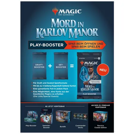 Magic the Gathering Mord in Karlov Manor - Play-Booster (Deutsche Version)