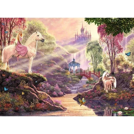 Ravensburger Puzzle Märchenhafte Flussidylle , 500 Teile