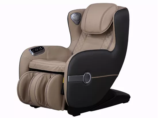 Fauteuil massant KASOU en simili avec LEDs - Système zéro gravité - Option bluetooth - Beige