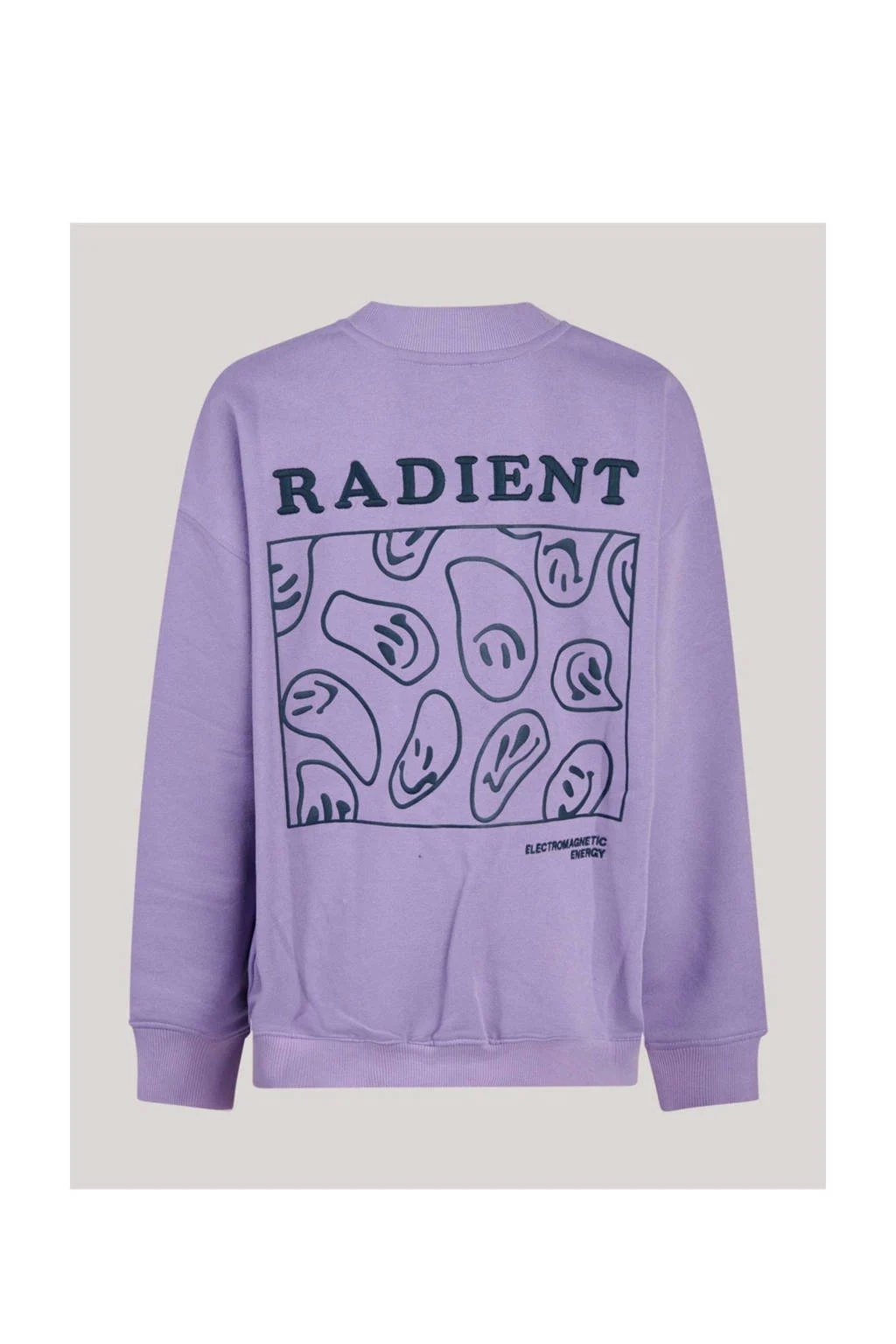 Shoeby sweater met backprint lichtpaars